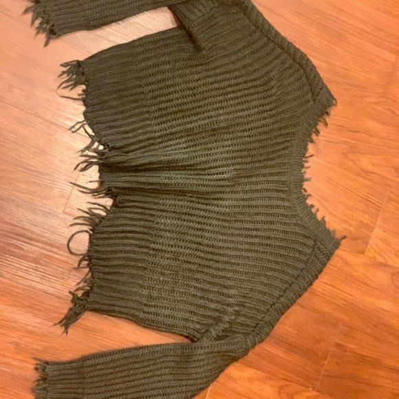 Skylar + Madison Off Shoulder Sweater. - Picture 2 of 4